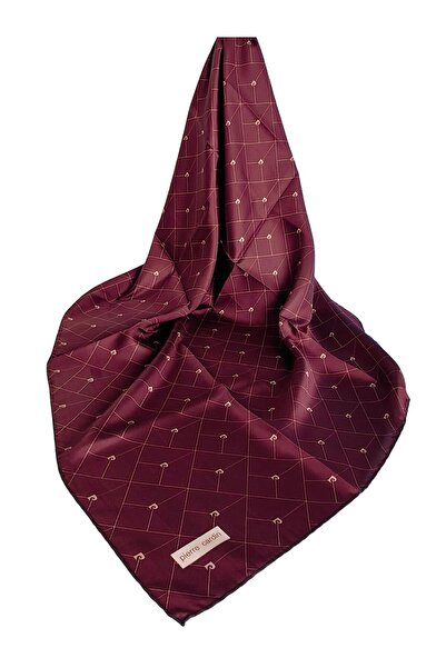 Pierre Cardin Silk Crepe Satin Scarf 2026 Winter Season C