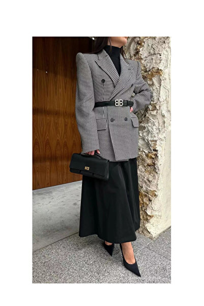 Birs Atelier Bobo Genuine Leather Clutch Bag with Long Strap