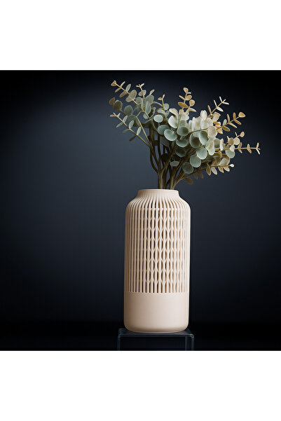 Homentum Claro | Vază decorativă modernă cu design sculptural pentru flori us...