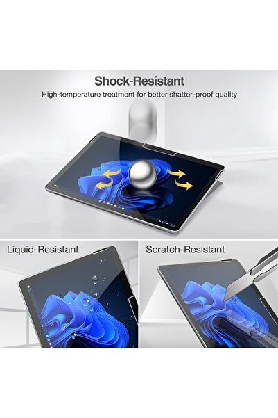 PROCASE [2 Pack] Tempered Glass Screen Protector for Microsoft Surface Go 3/2/1 (10.5/10-inch) - Cle