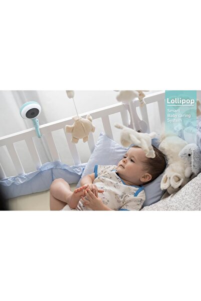 Lollipop - Smart Baby Monitor with True Crying Detection (Cotton Candy)