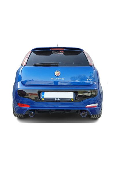 X POWER TUNİNG Fiat Grande Punto (2006-2009) Uyumlu Arka Tampon - Eki (Plastik)