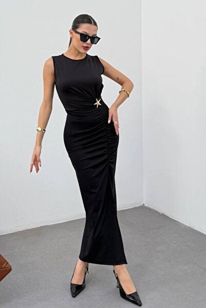 WOMAN VISION Ärmelloses Midikleid mit Schlitz