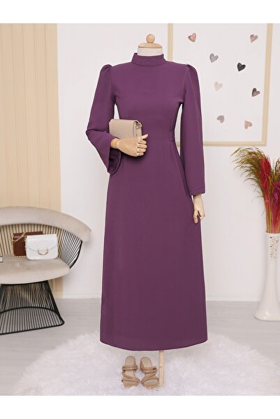 MissRunin فستان ذو طية صدر السترة وربطة عنق