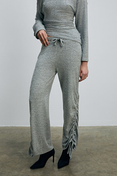 GRIMELANGE Kandias women's soft and stretchy textured functional drawstring gym leggings