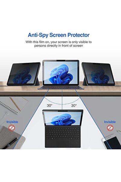 PROCASE Privacy Tempered Glass Screen Protector for Microsoft Surface Go 3/2/1 (10.5/10-inch)
