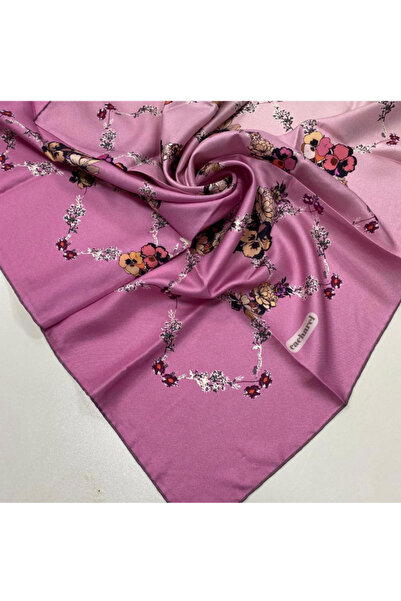 Cacharel Pembe Karma Desen Tivil İpek Eşarp IST 4208701 - 311