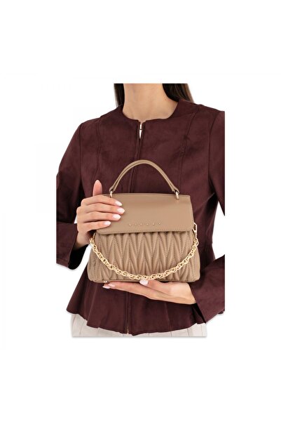 Sisley Sly_232 15X21X8 Kol Sı Vizon Kadın Çanta