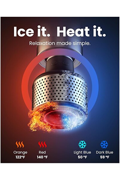 Bob and Brad A7 Pro Massage Gun with Heat and Cold Therapy, 11mm Amplitude