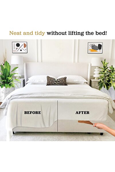 Generic Lift & Tuck Wooden Sheet Tucker — Ergonomic Bed Sheet Tucking Tool