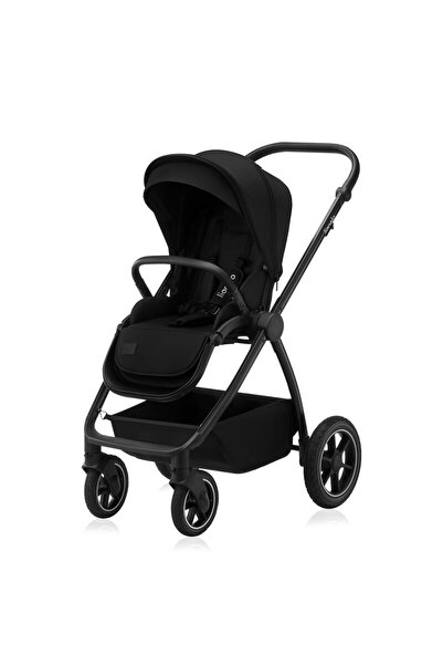 Lİonelo 3in1 stroller Meril, XL, ADAC shell, up to 22kg, Black