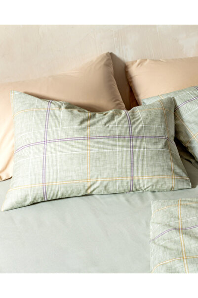 Madame Coco Atlas Home Bettine Double Cotton Printed Bedding Set - Khaki