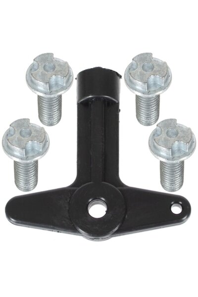 Autowag Cheie pentru capace de roată + 4 șuruburi, 28mm, Renault Clio II/III, Laguna II, Megane I/II, Modus