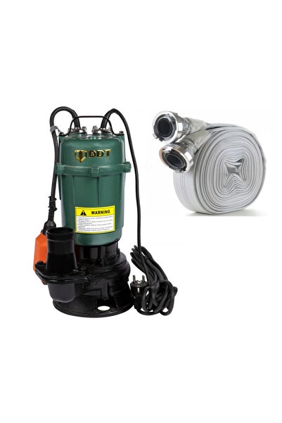 DDT Pachet promoțional Pompă submersibilă pentru ape murdare cu plutitor, făr...