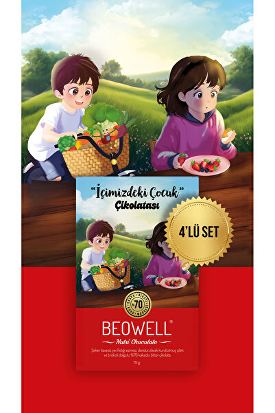 Nutri Chocolate – 4’lü Set İçimizdeki Çocuk Çikolatası