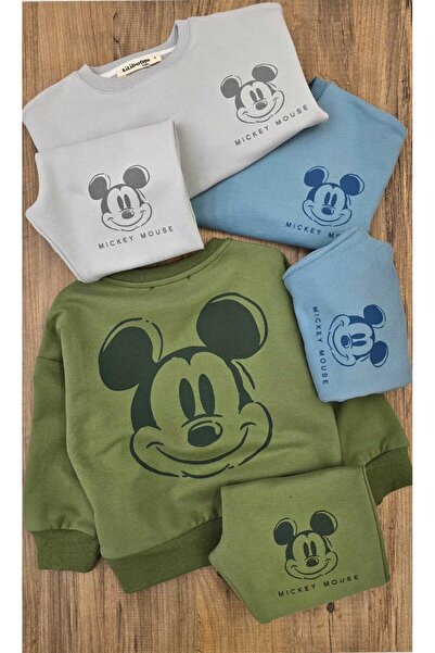 gnygiyim Children's Character Patterned Top and Bottom Tracksuit Set