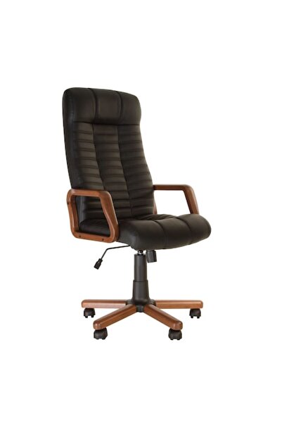 Ergonica Scaun directorial INDY EXTRA, piele ecologică neagră