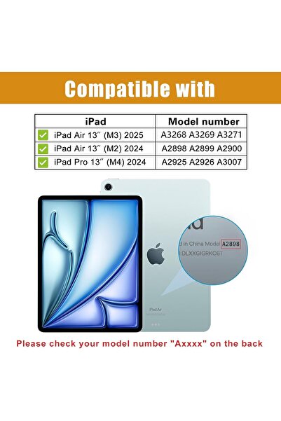 PROCASE [3 Pack] Tempered Glass Screen Protector for iPad Pro 13 / iPad Air 13 (2024/2025)