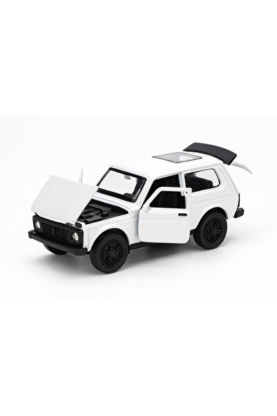 Blusmart Machetă metalică LADA Niva – model off-road 1:32, cu lumini și sunet...