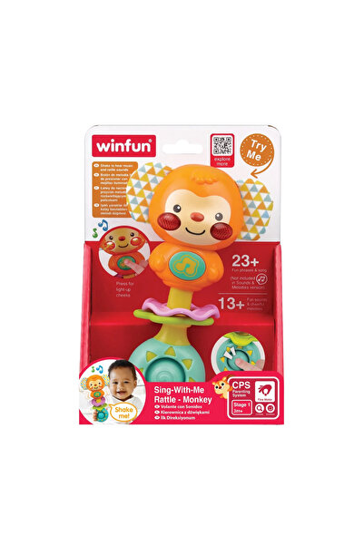 WINFUN Гърмяща маймунка пее с мен за бебета,