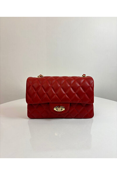 BK Bags & Accessories Quilted Knitted Chain Women's Hand and Shoulder Bag