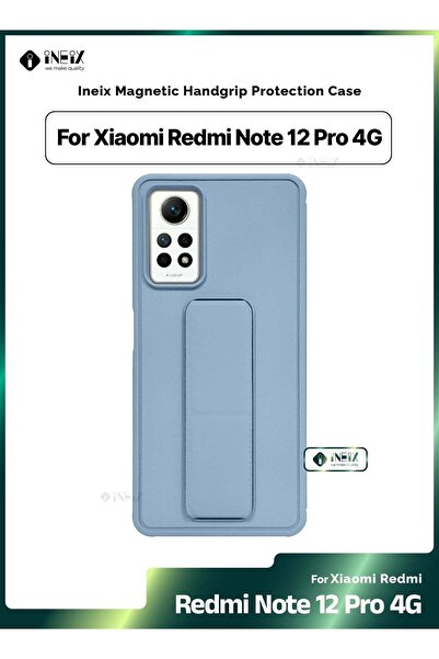 ineix غطاء واقٍ مغناطيسي 3 في 1 مع حزام معصم وحامل لهاتف Xiaomi mi Note 12 Pr...