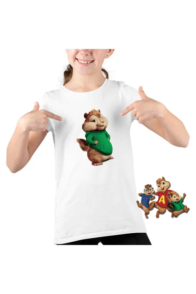 OEM Children's T-shirt for Girls Theodore Alvin The Chipmunks