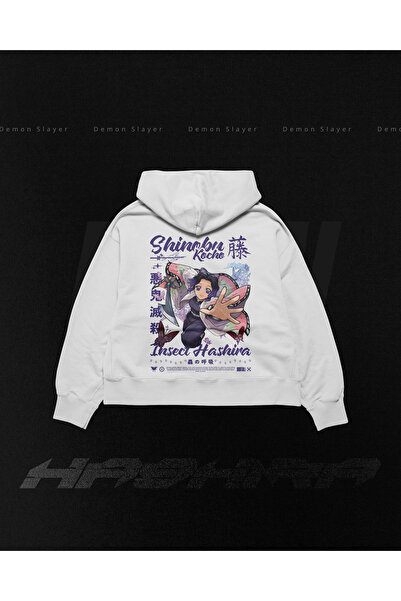 Brutal Dept. Demon Slayer Shinobu Kocho Oversized Hoodie, Unisex