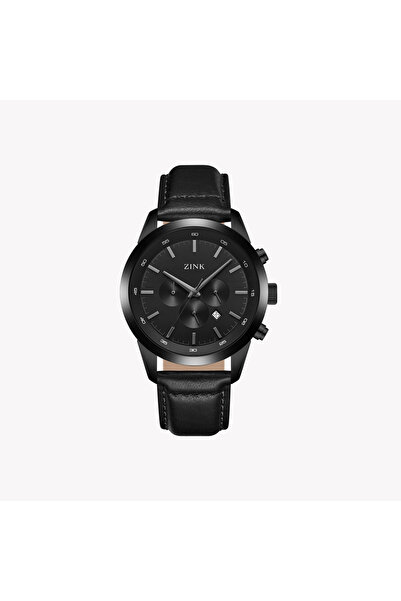 ZINK Men's Black Stainless Steel Chronograph Watch | ZK134G2LS-226
