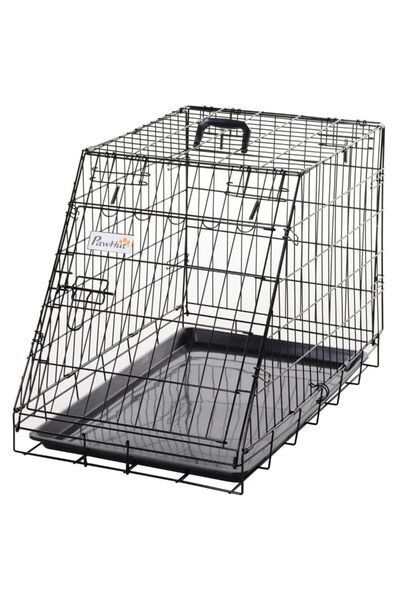 Artool Cușcă pentru câini, metal și plastic, cu mâner de transport, pliabilă,...