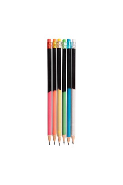 Strigo HB pencils that change body color at over 31 degrees, with eraser, 36 pcs