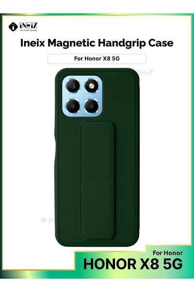ineix حزام معصم مغناطيسي 3 في 1 مع حامل وغطاء جراب لهاتف Honor X8 5g