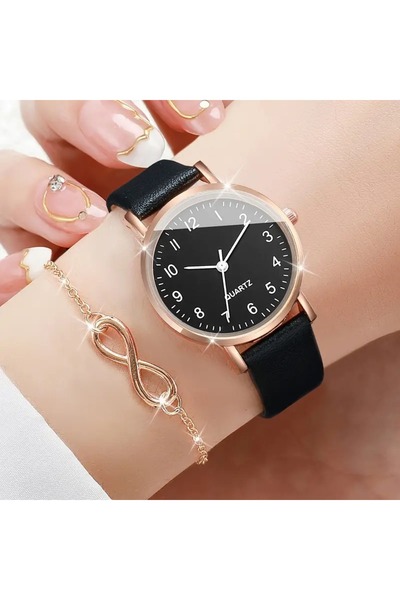 Ferronucci Kadın Kol Saati ve Sonsuzluk Bileklik Seti 645