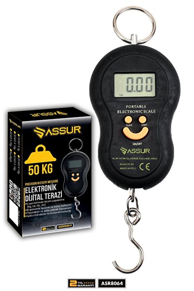 ASSUR Dijital El Terazisi 4 Ayrı Birim Hassas 50 Kg Kantar Terazi