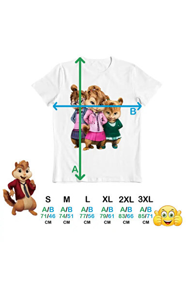 OEM Men's T-Shirt Alvin Girls Chipmunks Brittany Jeanette Eleanor