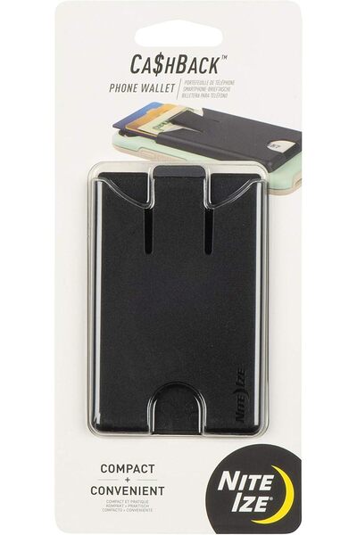 Nite Ize CashBack Phone Wallet, Black, One Size