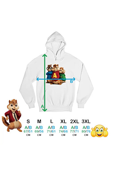 OEM Men's Hoodie Alvin The Chipmunks All Band Alvinnn