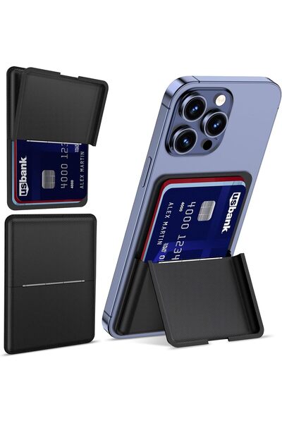 NALACAL Magnetic Wallet Compatible with MagSafe — Adjustable Stand Card Holde...