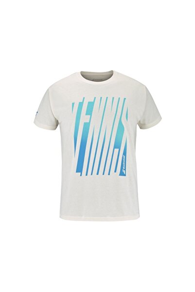 BABOLAT تي شيرت رجالي للتمارين الرياضية باللون البيج تي شيرت رجالي 4MS25445