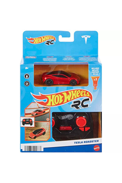HOT WHEELS سيارة تسلا رودستر 1:64 بجهاز تحكم عن بعد