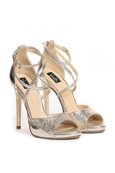 Vanilla Days Gilded Elegance Heels - Ada Mistic, Slim Stiletto, Genuine Leath...