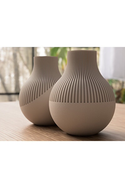 Homentum Aria | Vază decorativă modernă cu textură ribbed inspirată din stilu...