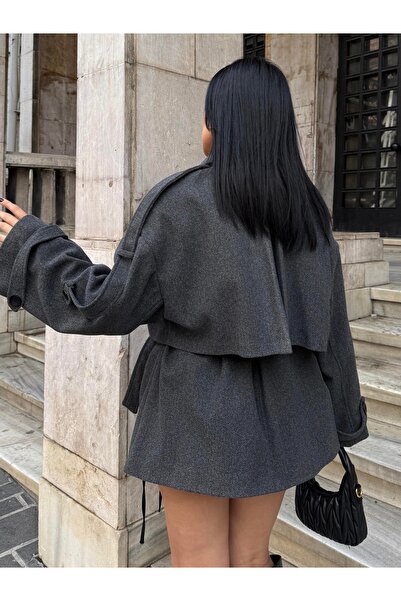 Marbella Women's New Season Belted Mid-Length Trench Coat