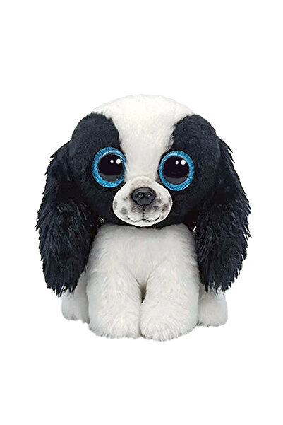 TY Plush 15cm Beanie Boos Sissy Pisică Albă Neagră