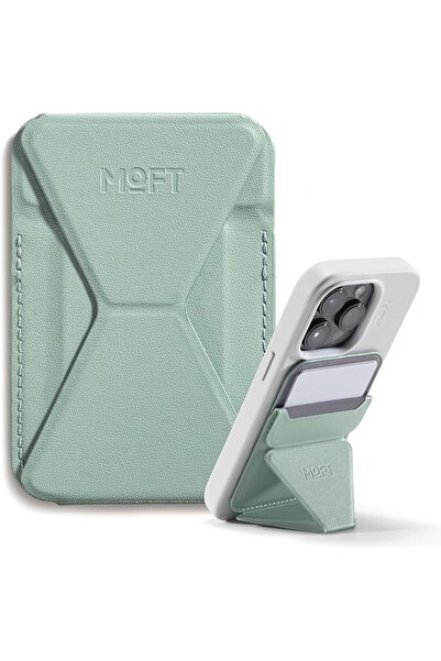 MOFT Magsafe Wallet Phone Stand, MOVAS Card Holder Wallet - Seafoam