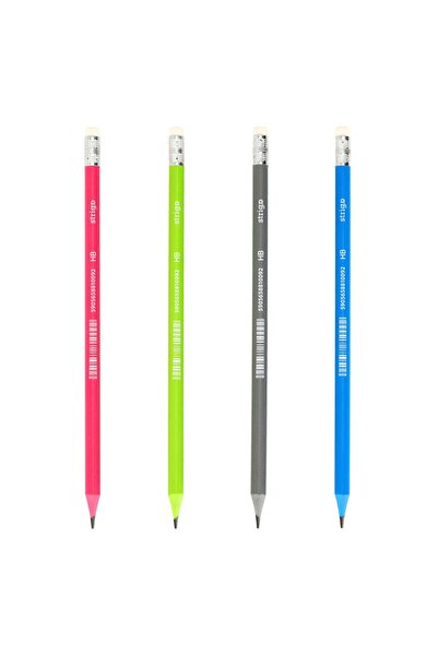Strigo Plastic pencils, with eraser, HB, 72 pcs