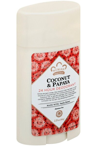 Nubian Heritage Nubian Deodorant Coconut & Papaya 2.25 Oz