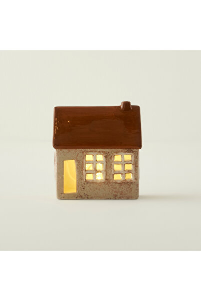 Bella Maison Home Yılbaşı Ledli Aydınlatma Kiremit (11x6x12 cm)