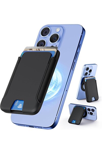 X SPRING Magnetic Phone Wallet, Ultra-Thin Magnetic Card Holder, Compatible with Most Smartphones