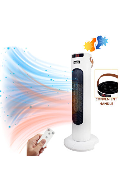 GLAMSI Fan heater with heating and cooling fan